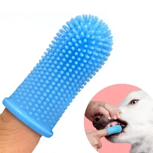Brosse à Dents pour Doigt de Chien, Nettoyage des Dents en Toute Sécurité