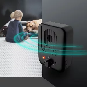 anti bark device, dog barking stop device, ultrasonic bark device, bark deterrent, bark controller, dog silencer