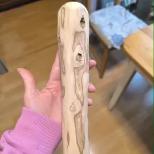 Jouet à mâcher en bois pour chien reçu du client N****i.