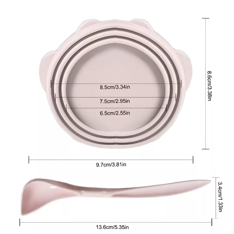 dog food can cover, silicone can lid