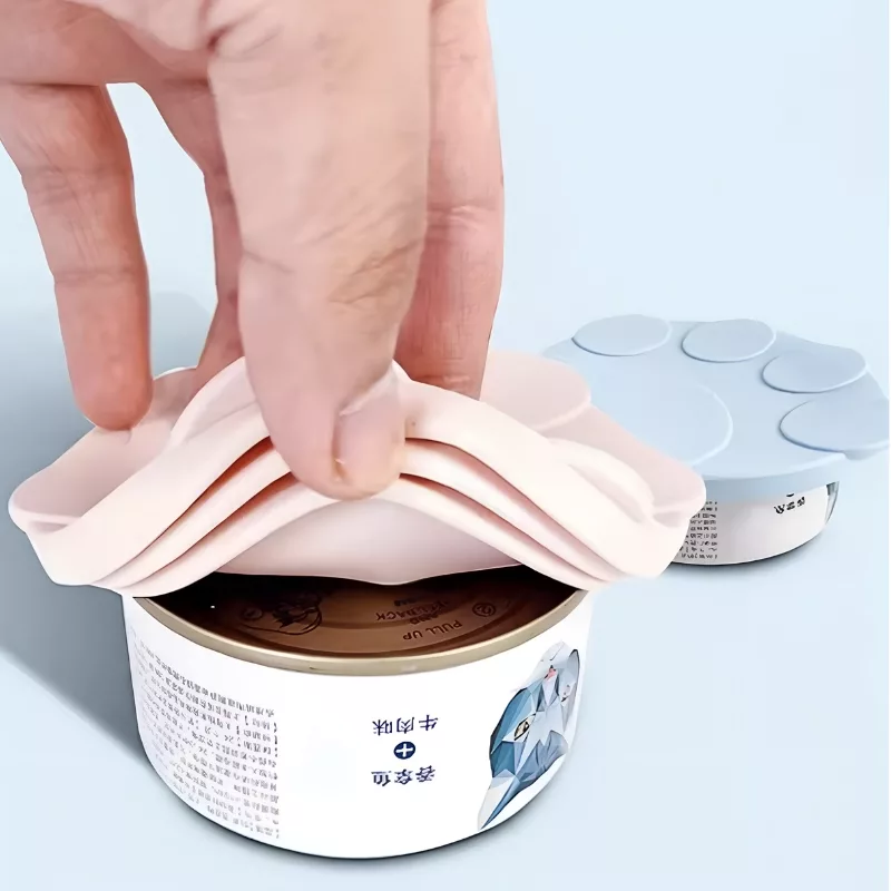 dog food can cover, silicone can lid