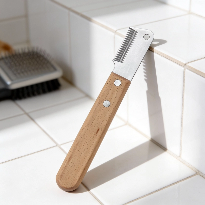 dog stripping knife