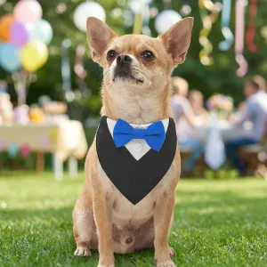 Collier Chien Nœud Papillon Smoking Ajustable