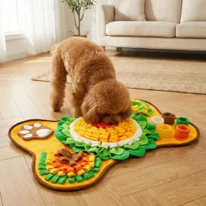Tapis à renifler interactif distributeur lent pour chiens