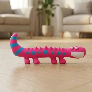 Jouet à mâcher pour chien lézard mignon interactif avec couineur