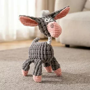 Jouet à mâcher en peluche et polaire pour chiens