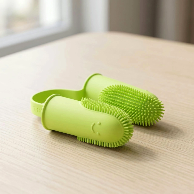 silicone finger toothbrush