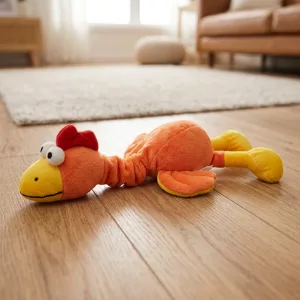 squeaky dog toy, cute chicken dog toy