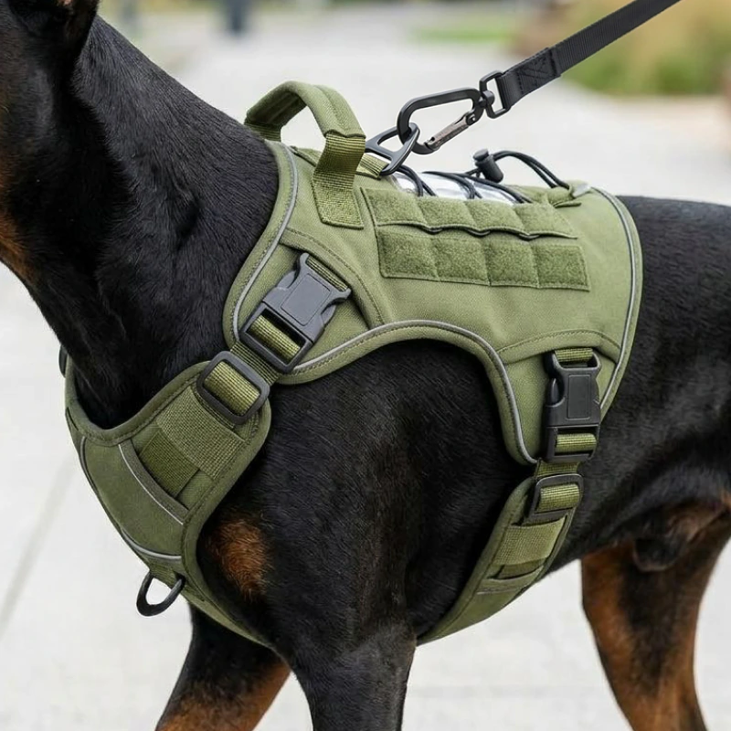 tactical dog vest, military dog harness, tactical no pull dog harness