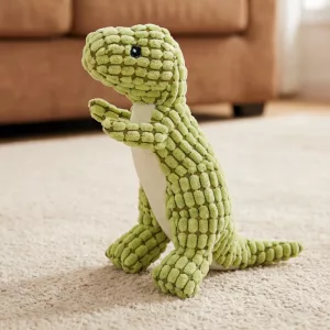 Jouet dinosaure à mâcher en polaire pour chien mignon