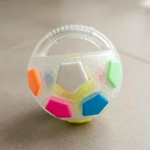 half ball dog toy