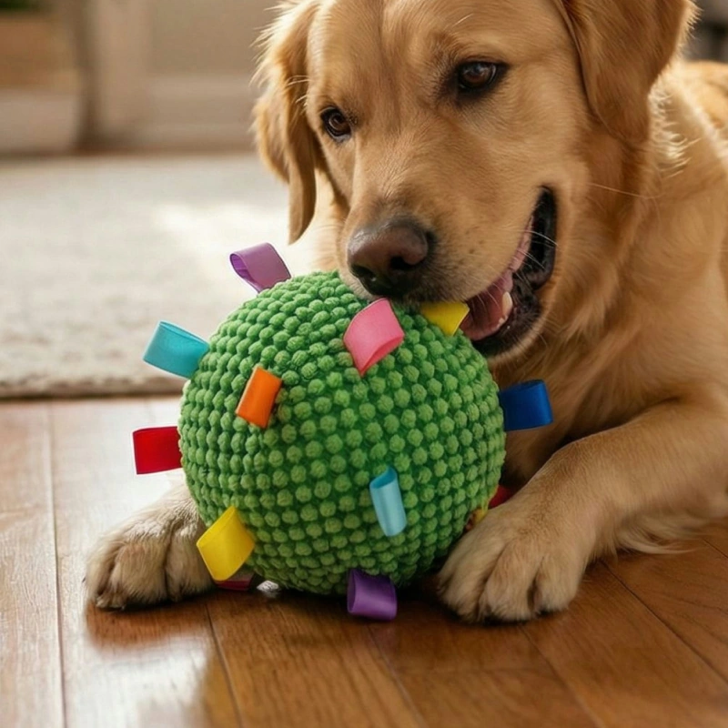 soft dog ball