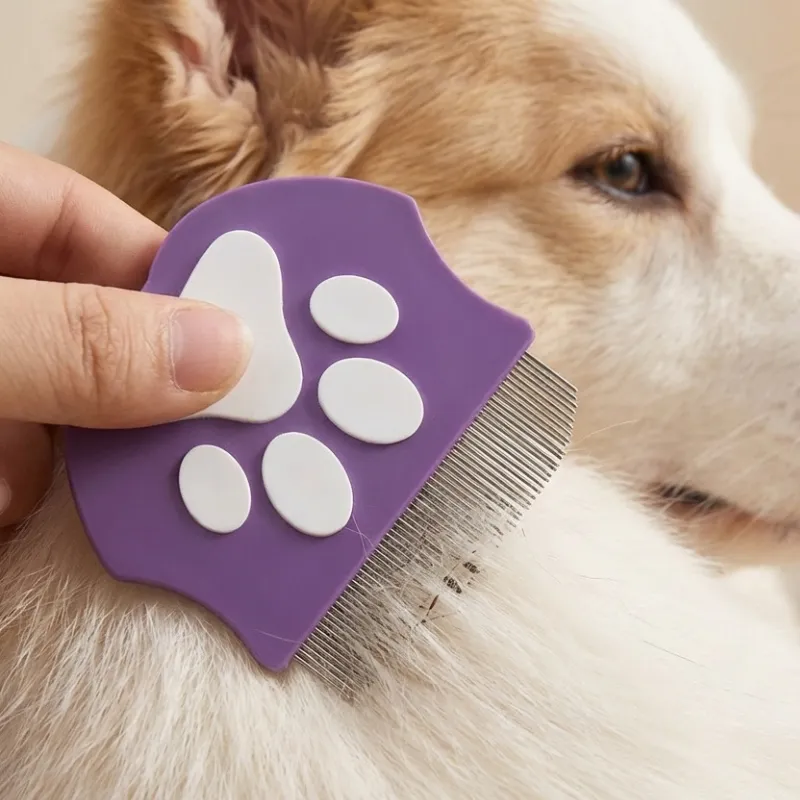 dog grooming comb, dematting comb, dog deshedding tool