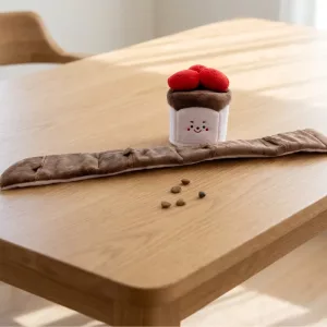 Jouet en peluche interactif mignon pour chien, distributeur lent et puzzle à friandises