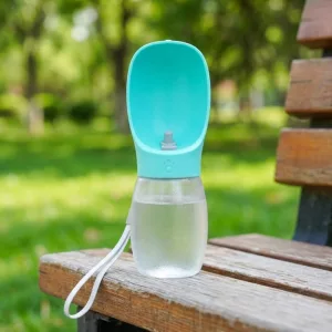 Distributeur d’eau portable pour chien, gourde de voyage