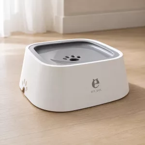 Gamelle d’eau flottante anti-débordement pour chien