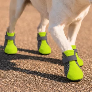 Chaussures pour chien respirantes, antidérapantes et réfléchissantes, 4 pièces
