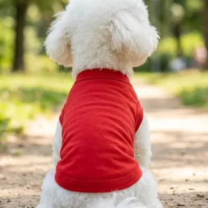 T-shirt d’été en coton pour chiens