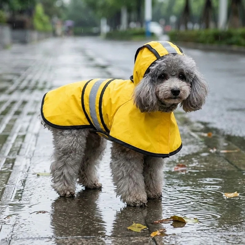 dog raincoat, waterproof dog jacket