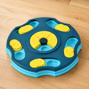 Jouet puzzle interactif pour chien, distributeur de nourriture et gamelle anti-glouton