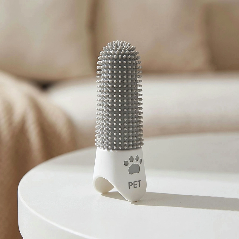 finger brush for dogs teeth, silicone finger toothbrush