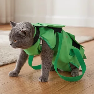 cat grooming bag. cat restraint bag
