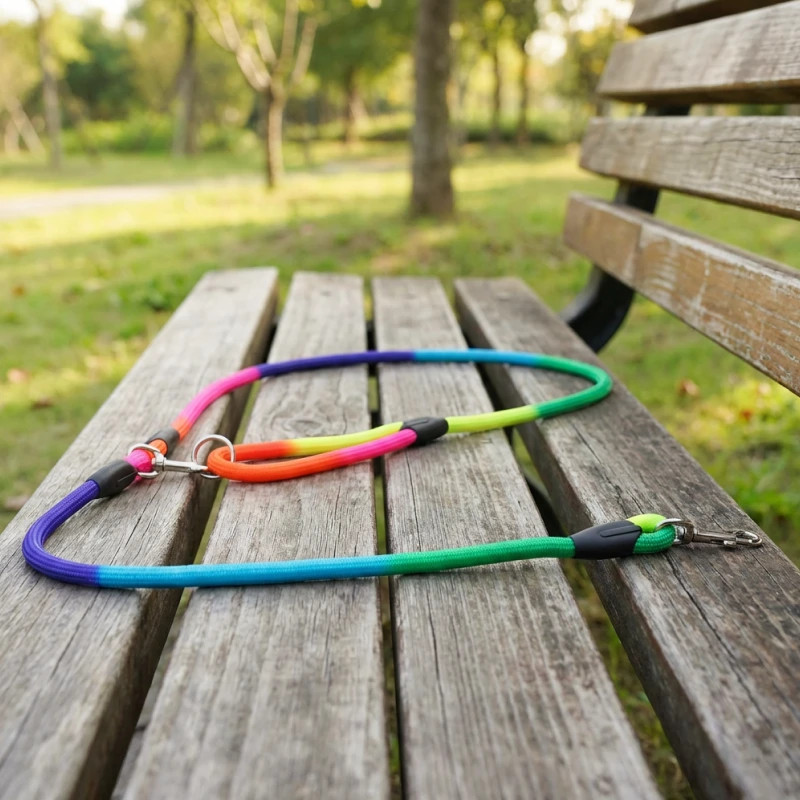 dog slip lead leash, hands free dog leash, dog leash with waist belt