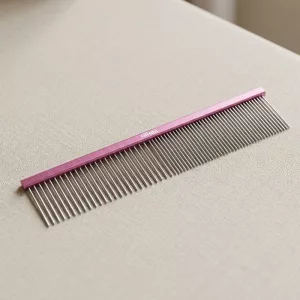 Peigne professionnel en acier inoxydable pour retirer les poils de chien, peigne de toilettage long pour animaux