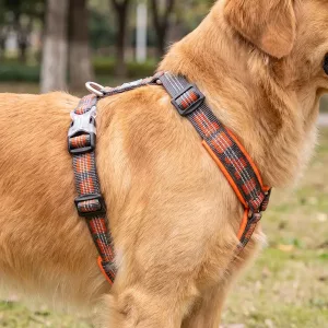 Harnais réfléchissant doux anti-traction pour chien