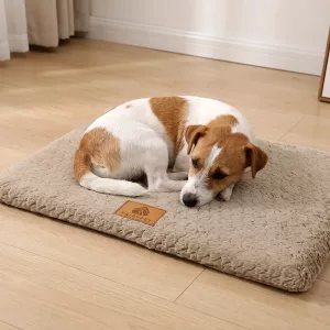 Lit pour chien doux en mousse à mémoire de forme, tapis orthopédique pour animal
